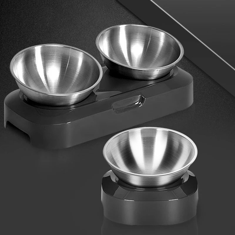 Stainless Steel Cat Dog Food And Water Bowls
