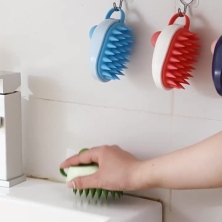 Creative Soft Gel Shampoo Brush Household
