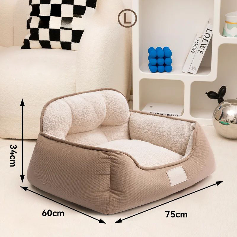 Pet Bed Warm Washable Fluffy Sofa Toys