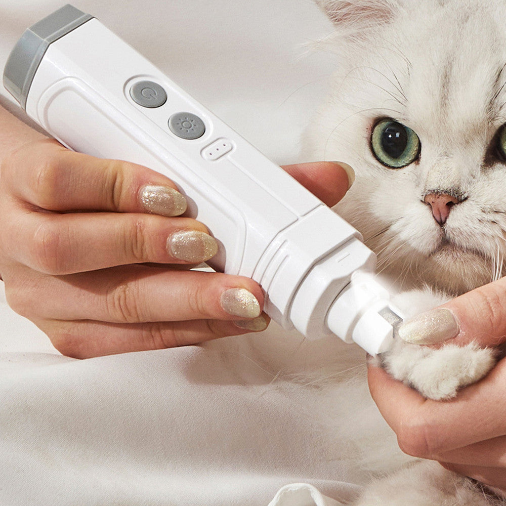 Pet Nail Piercing Device Double Lamp Trimmer