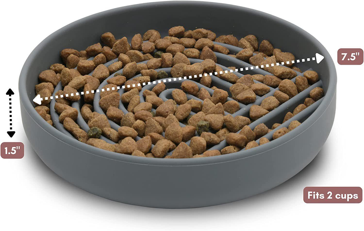 Pet Dog Fashion Simple Slow Feeding Bowl