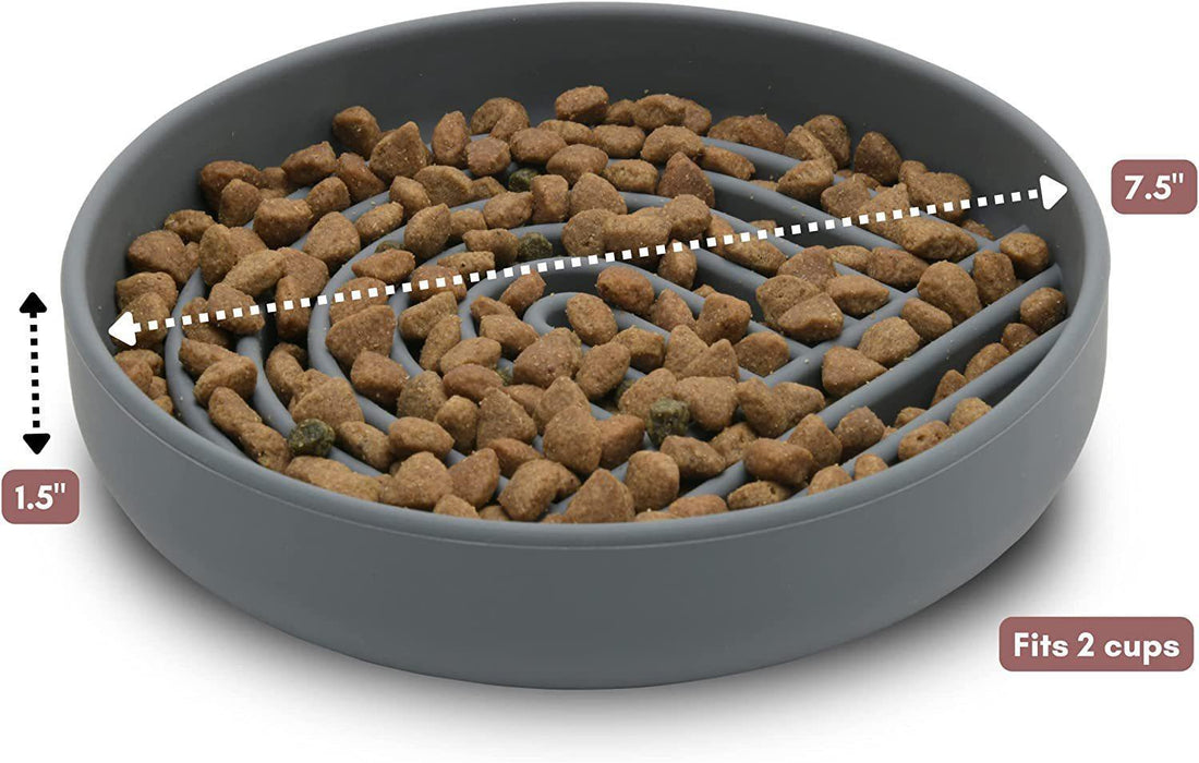 Pet Dog Fashion Simple Slow Feeding Bowl